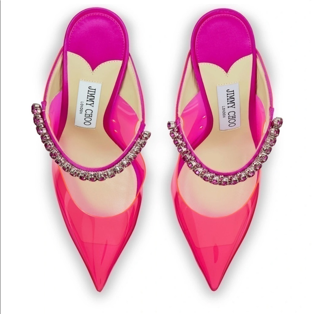 Jimmy Choo PVC Bing 100 Heels Pump - Picture 3 of 8